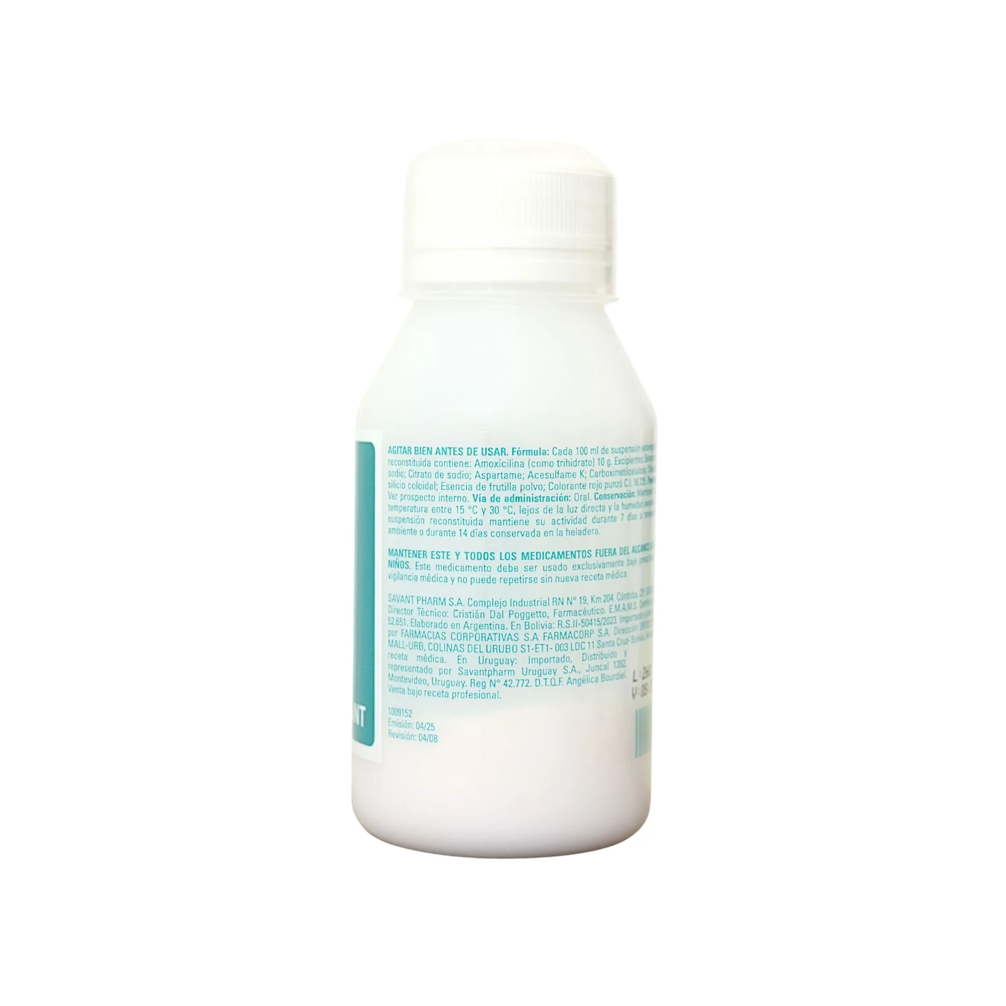 Fabamox Amoxicilina 500Mg/5Ml En Suspensión X 90Ml - Image 4