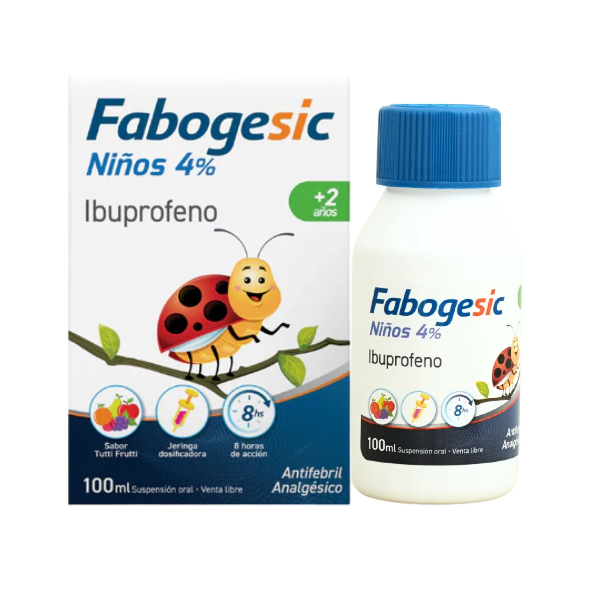Fabogesic Niños 4% Ibuprofeno 200Mg En Suspensión X100ml - Image 2