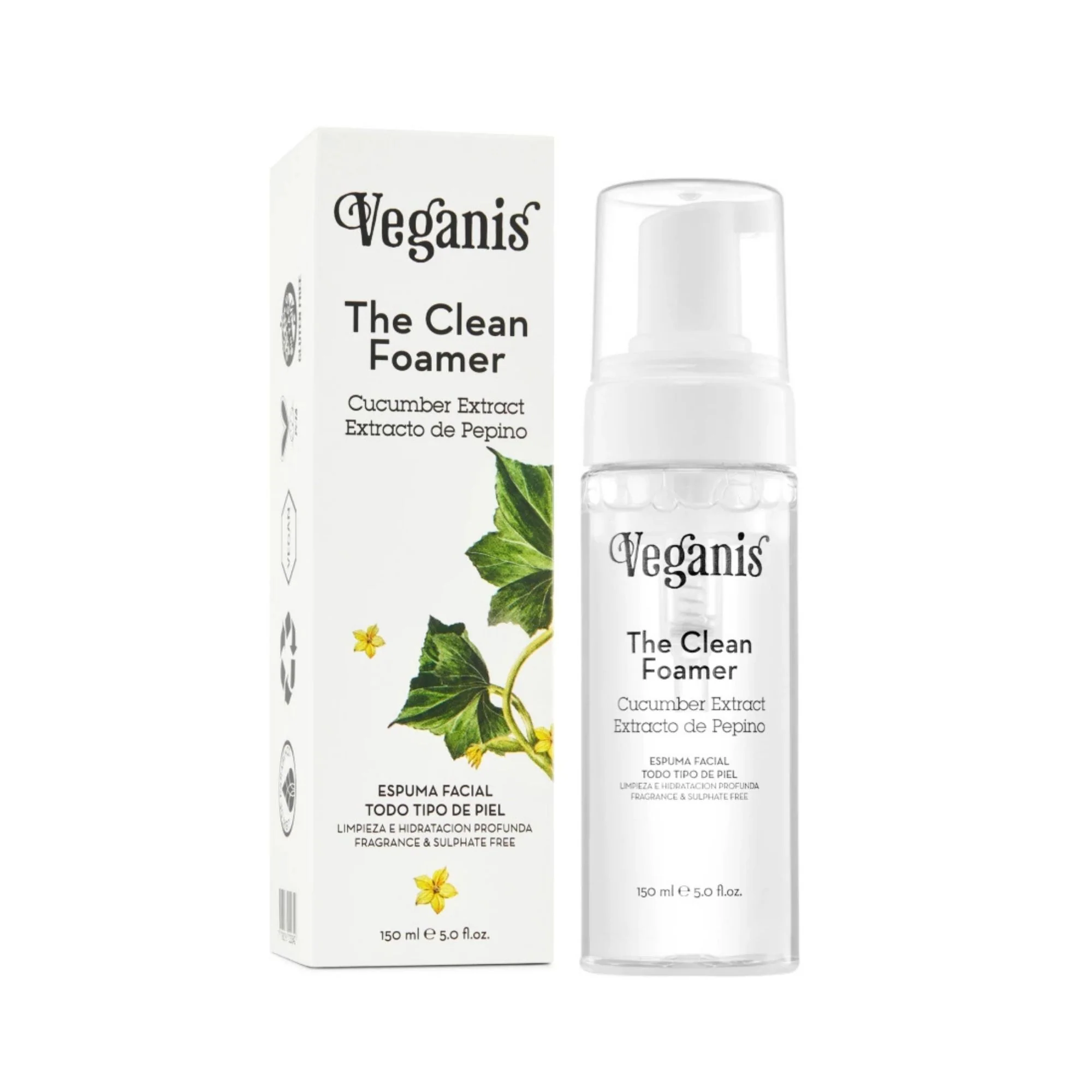 Espuma Facial Veganis The Clean Foamer X 150Ml