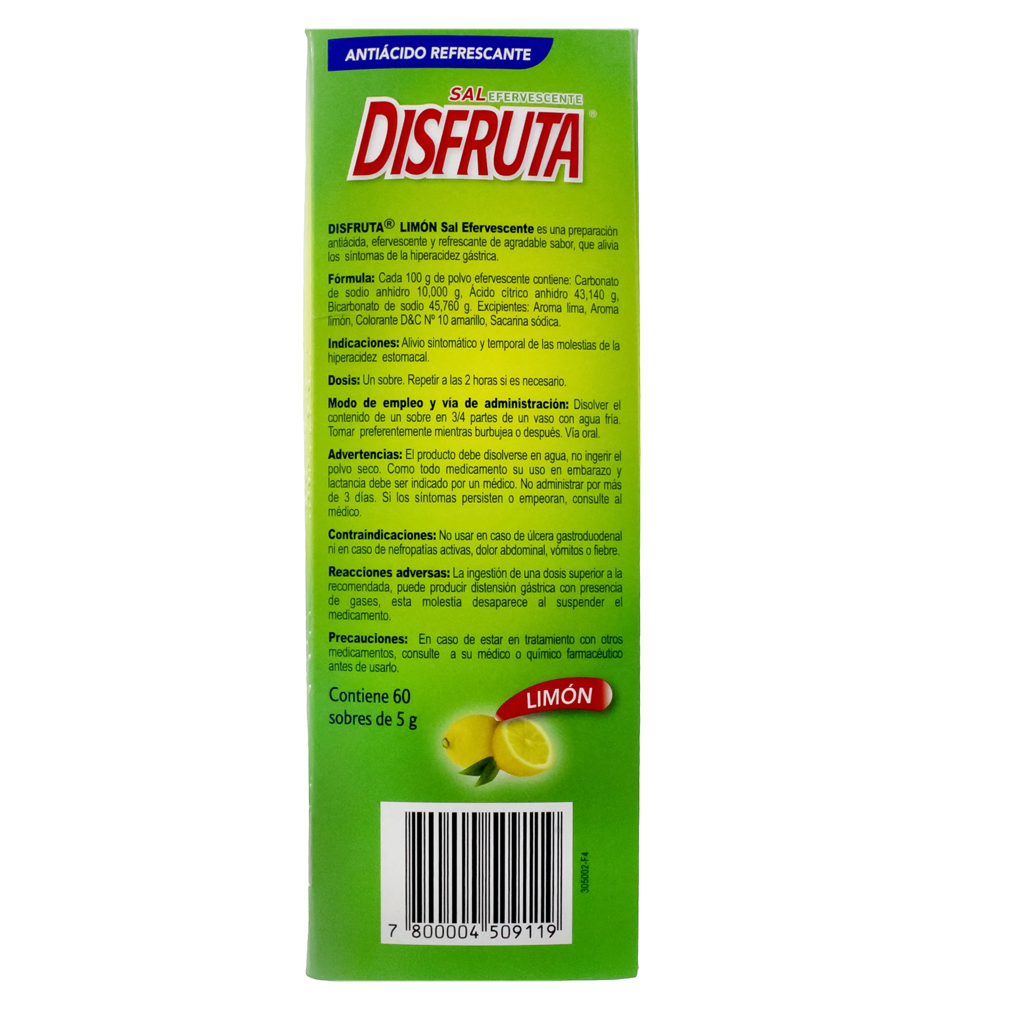 Disfruta Limon Sal De Frutas X Sobre - Image 4