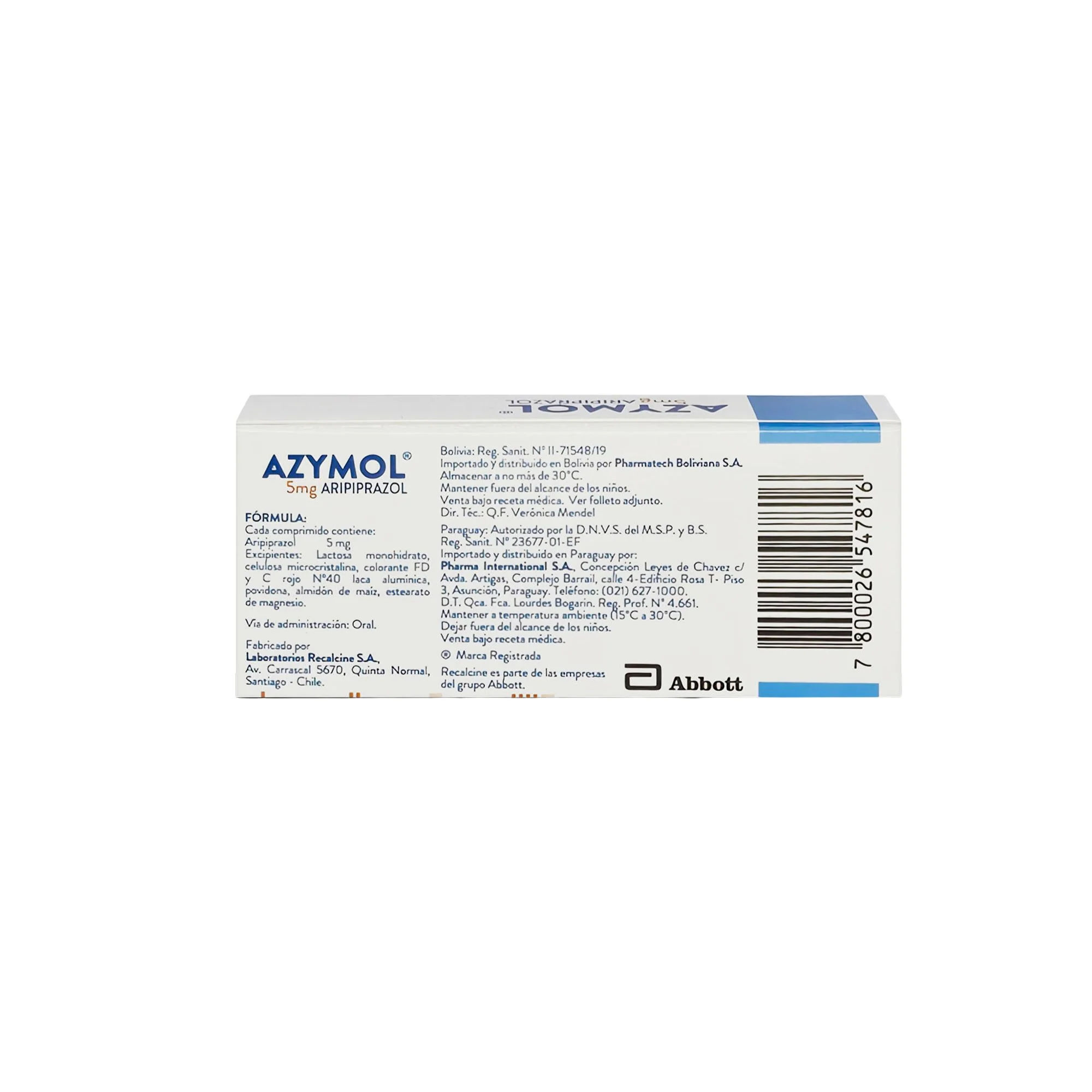 Azymol Aripiprazol 5Mg X Comprimido - Image 2