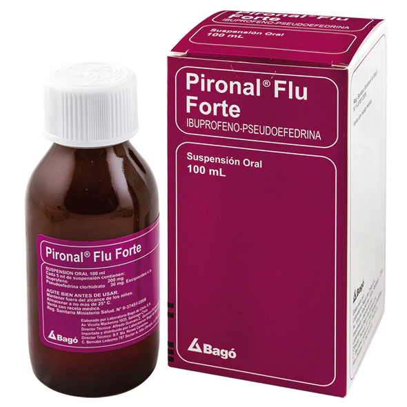Pironal Flu Forte Suspensión Ibuprofeno Y Pseudoefedrina X 100Ml