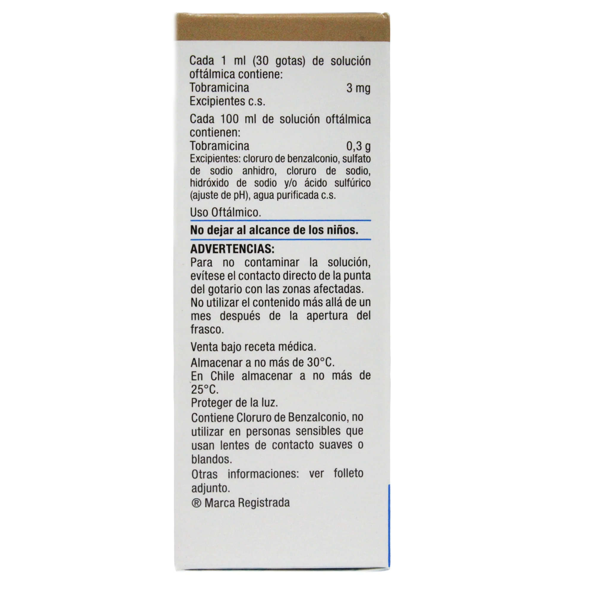 Xolof 0.3% Colirio X 5Ml Tobramicina - Image 3