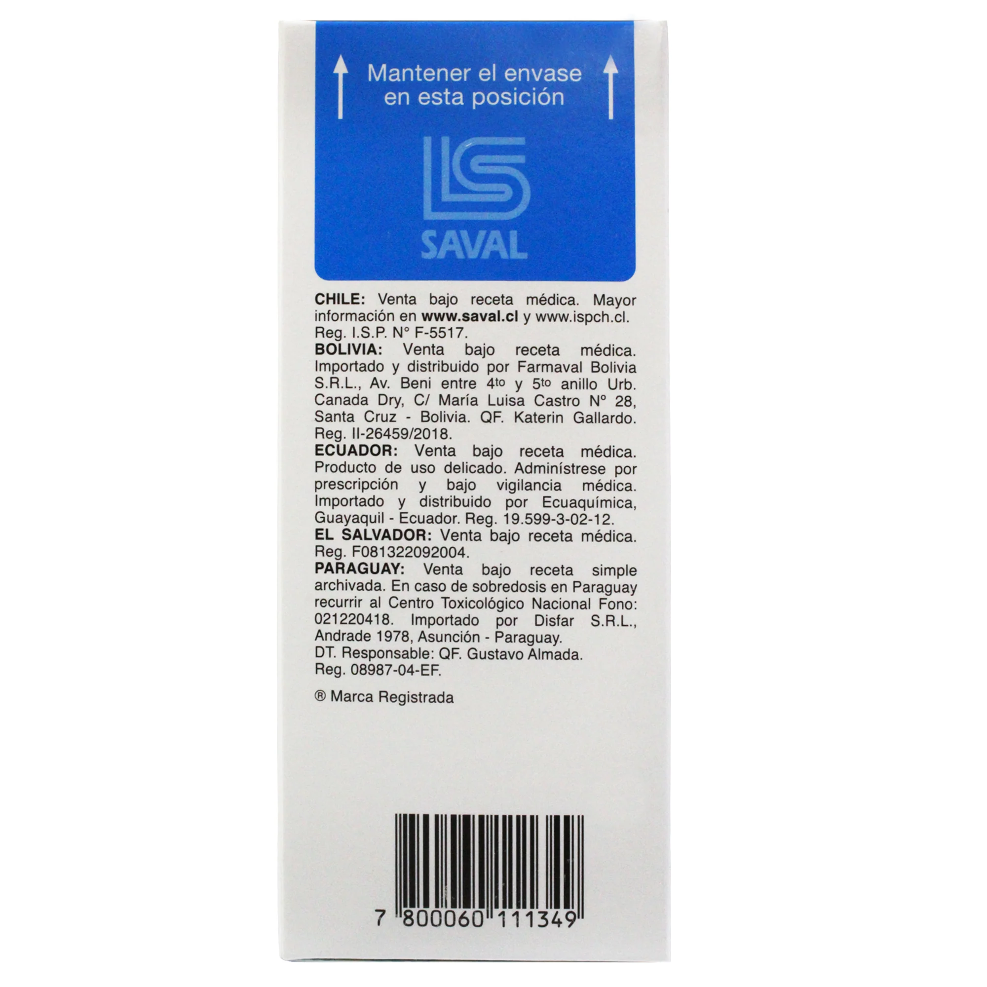 Amoval Amoxicilina 500Mg / 5Ml Suspensión Oral X 100Ml - Image 3