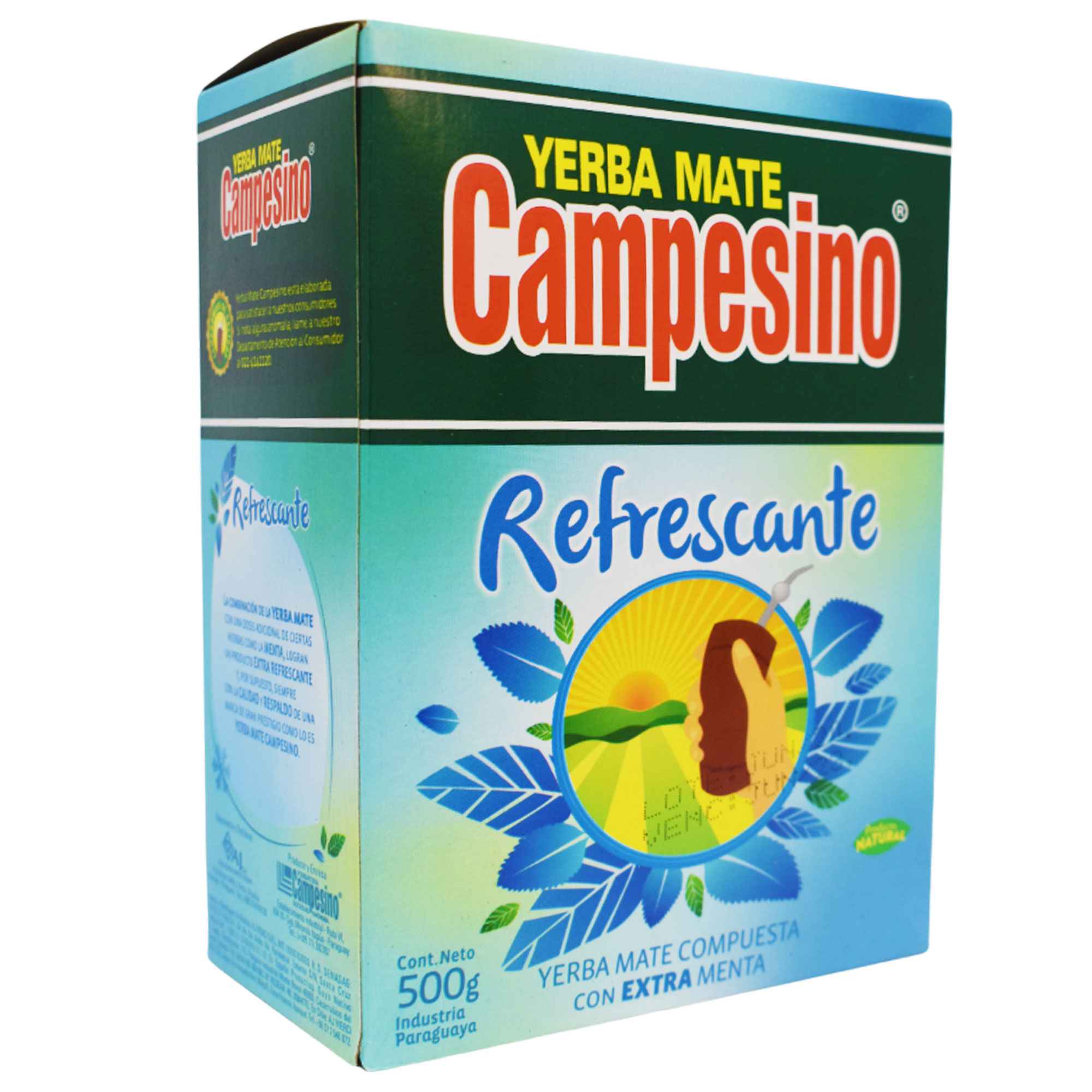 Yerba Mate Campesino Refrescante X 500G - Image 2