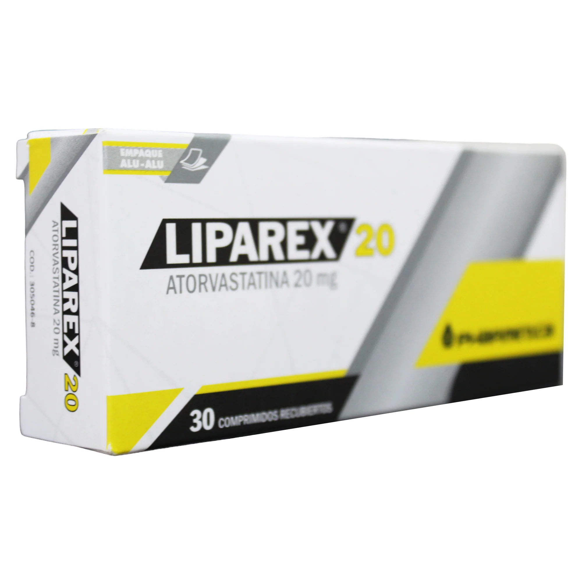Liparex 20Mg Atorvastatina X Comprimido - Image 2