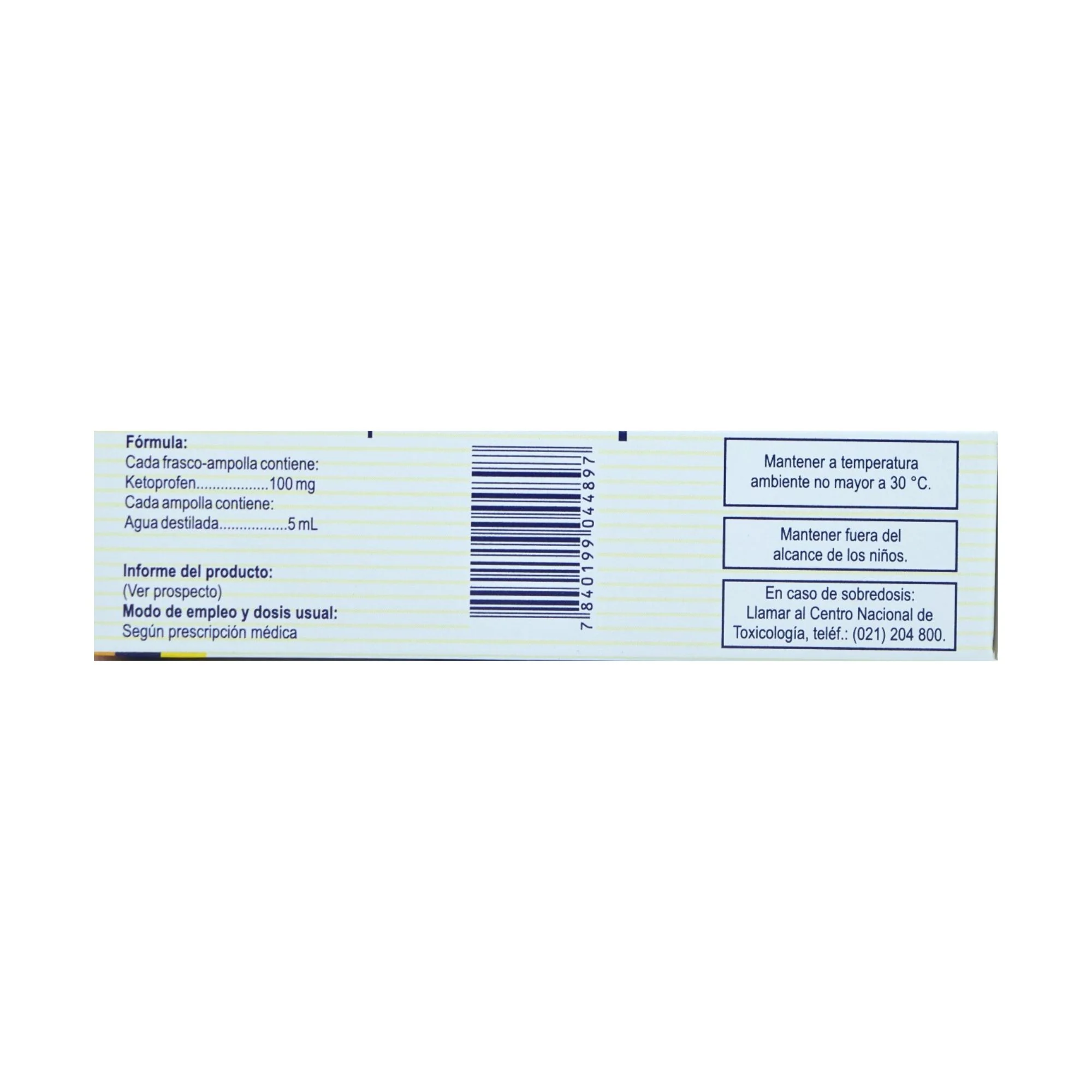Ketoprolas Ketoprofeno 100Mg Im-Iv X Ampolla - Image 2