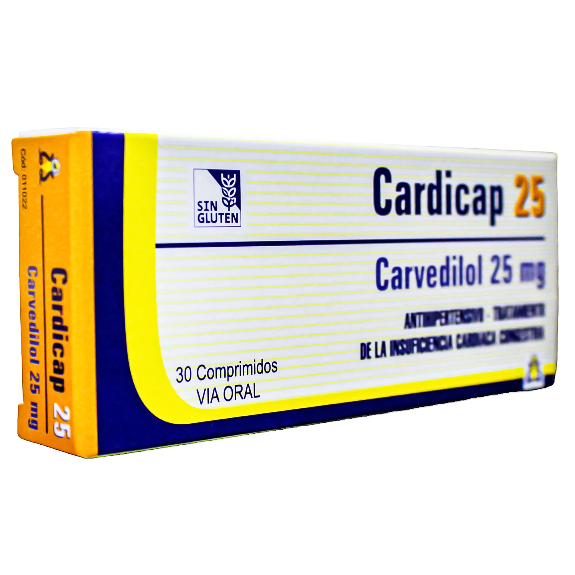 Cardicap 25Mg Carvedilol X Comprimido - Image 2