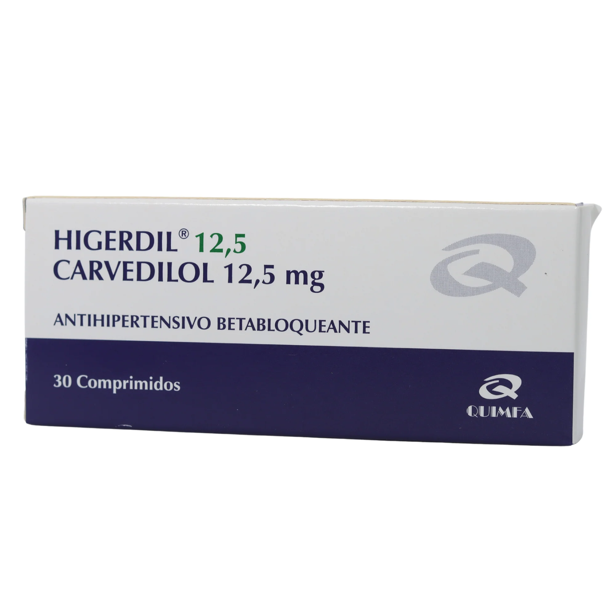 Higerdil Carvedilol 12.5 Mg X 30 Comp