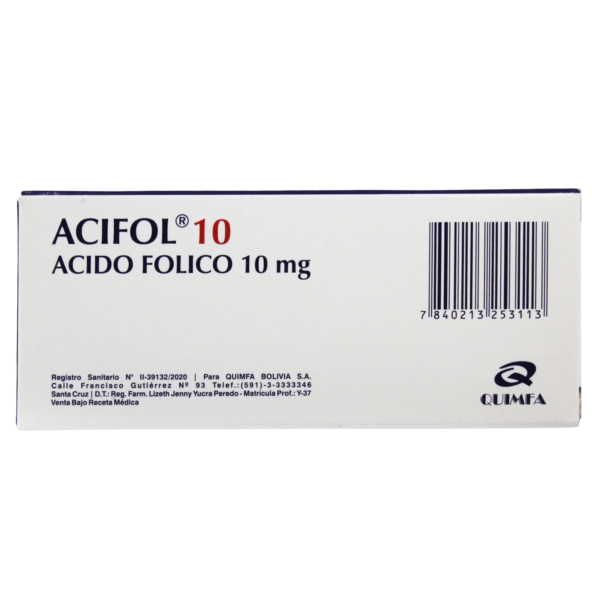 Acifol 10Mg Acido Folico X Tableta - Image 5