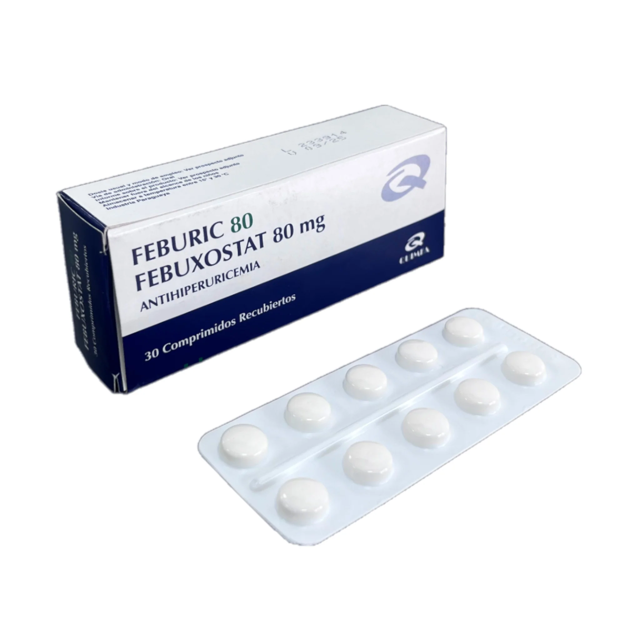 Feburic 80Mg Febuxostat Antihiperuricemia X Comprimido - Image 2
