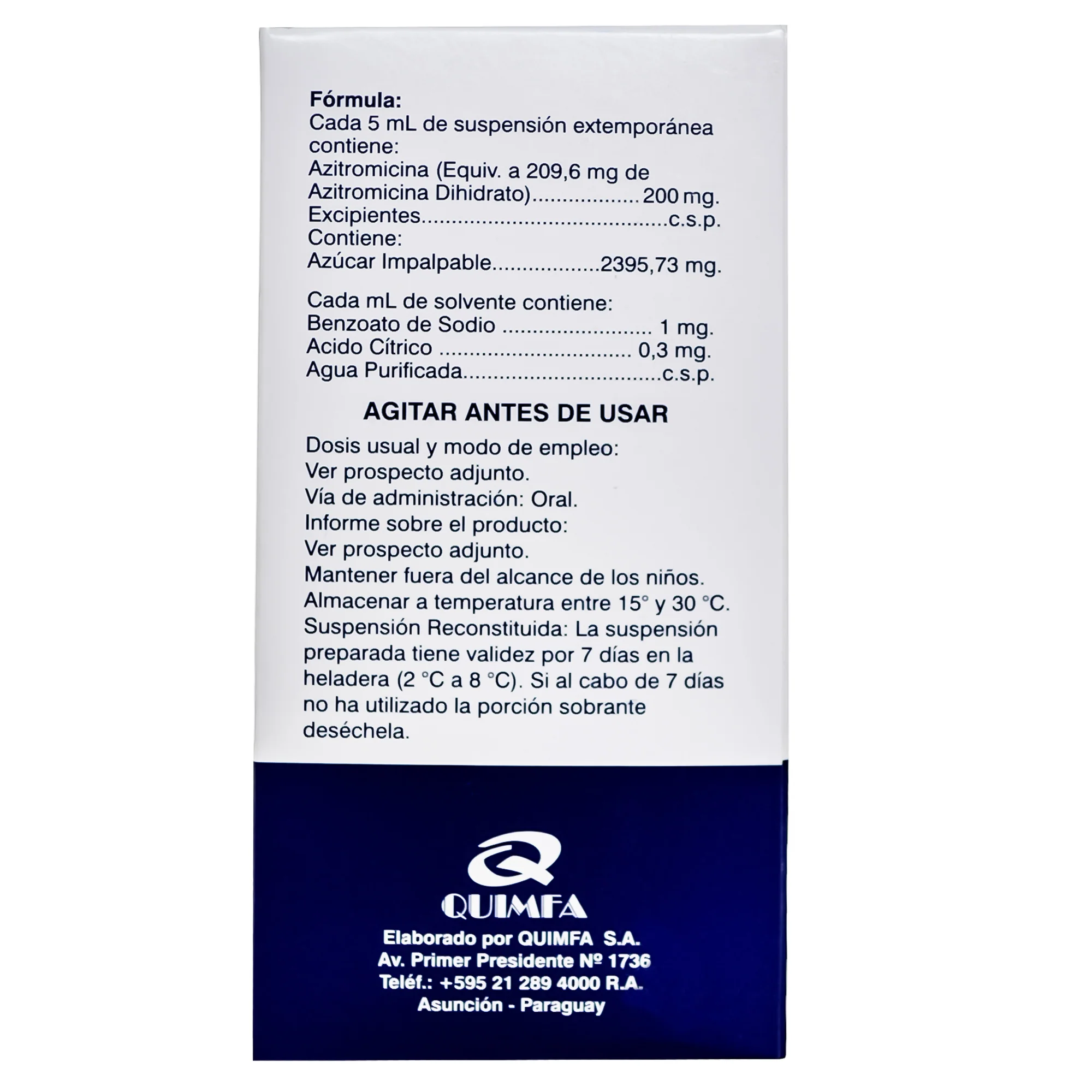 Isobiotic 200Mg Susp X 30Ml Azitromicina - Image 2