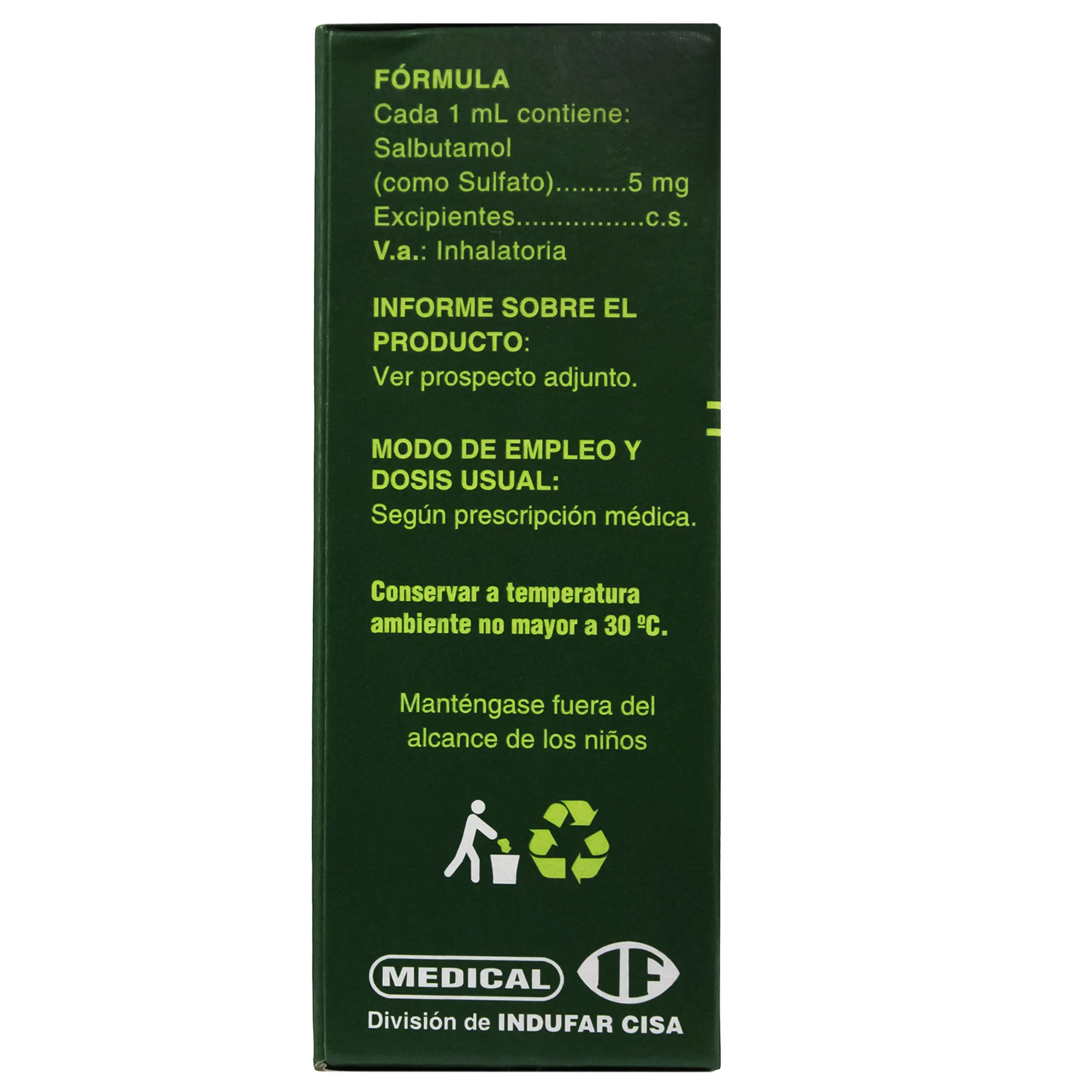 Acteril Salbutamol Gotas Solucion Para Nebulizar X 15Ml - Image 3