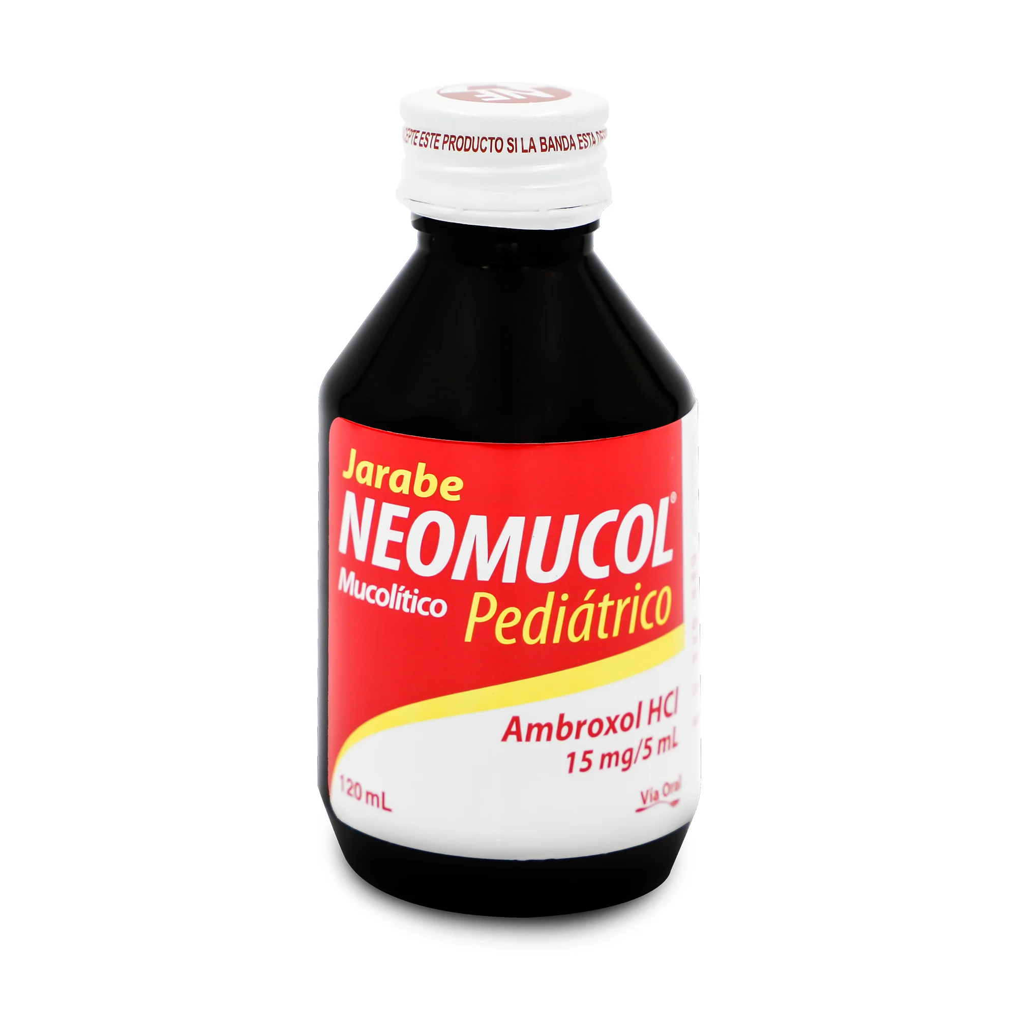 Neomucol Pediatrico Ambroxol 15Mg 5Ml Jarabe X 120Ml - Image 2