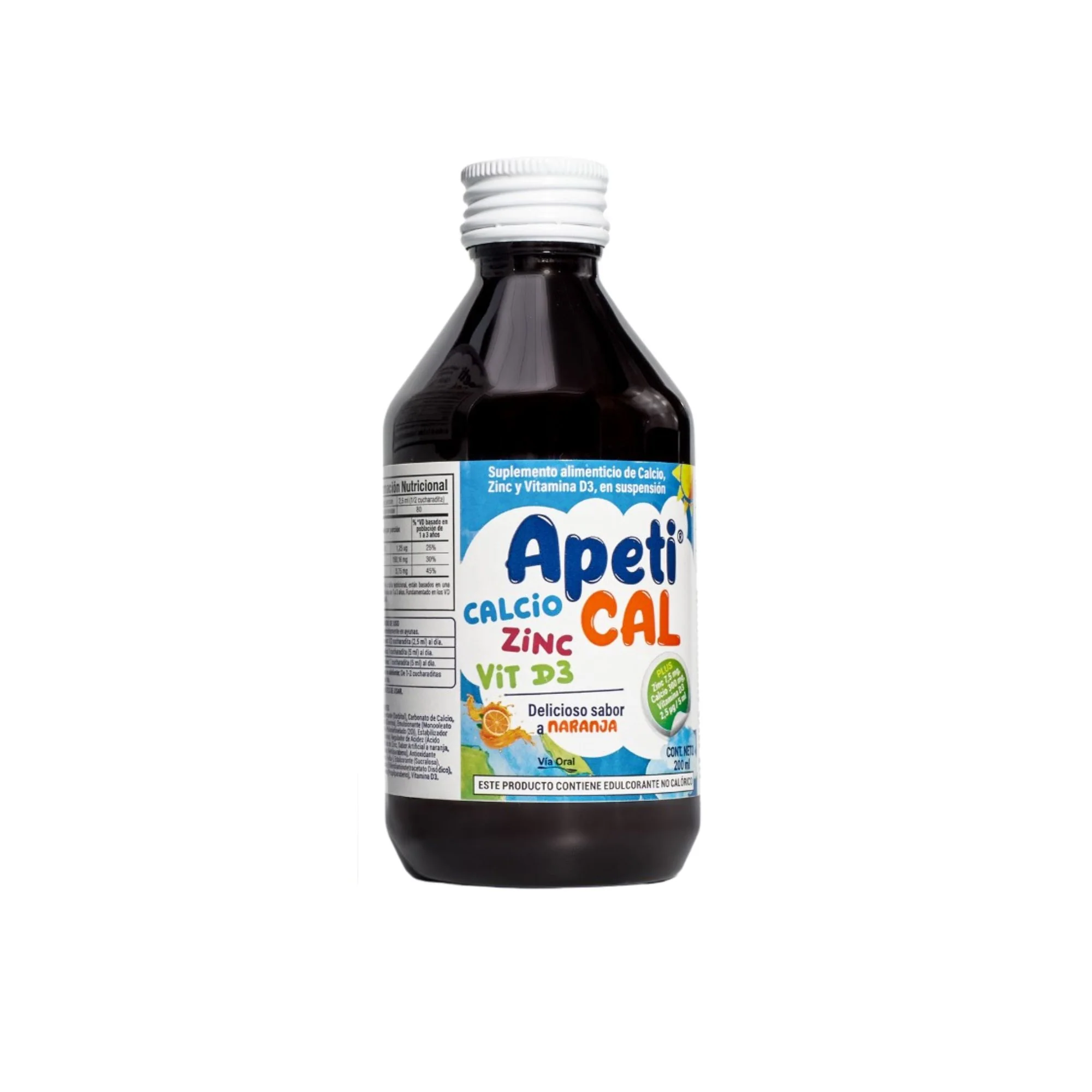 Suplemento Alimenticio Apetical Plus Suspensión Sabor Naranja X 200Ml - Image 3