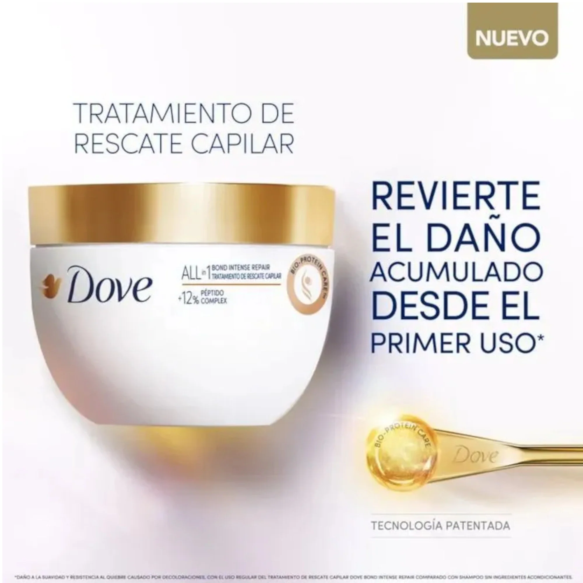 Mascara Tratamiento Dove Bond Intense Repair X 250G - Image 3