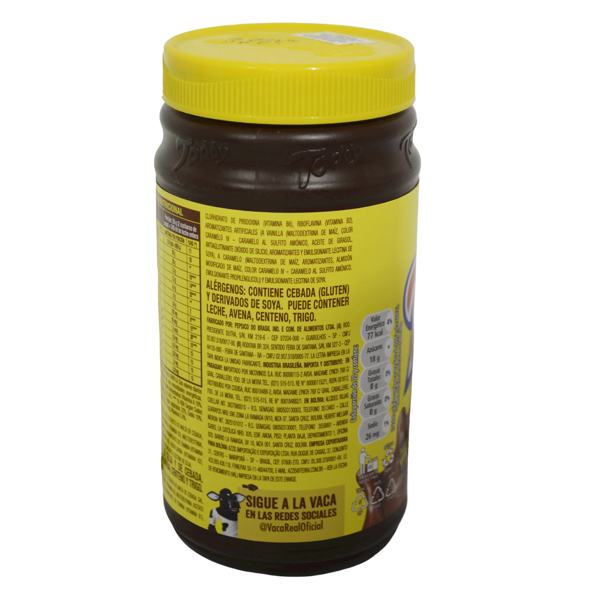 Chocolate En Polvo Toddy Original X 370G - Image 3