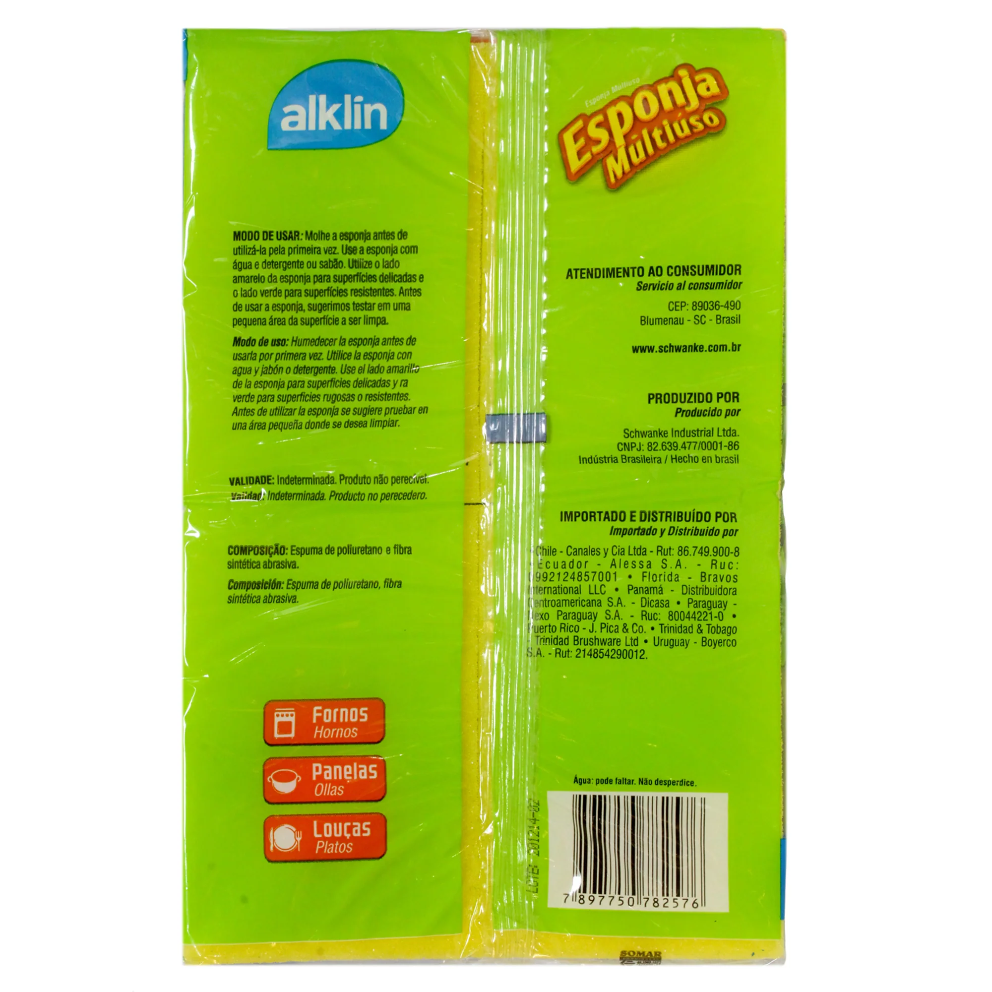 Esponja Multiuso Alklin X 4 Unidades - Image 2