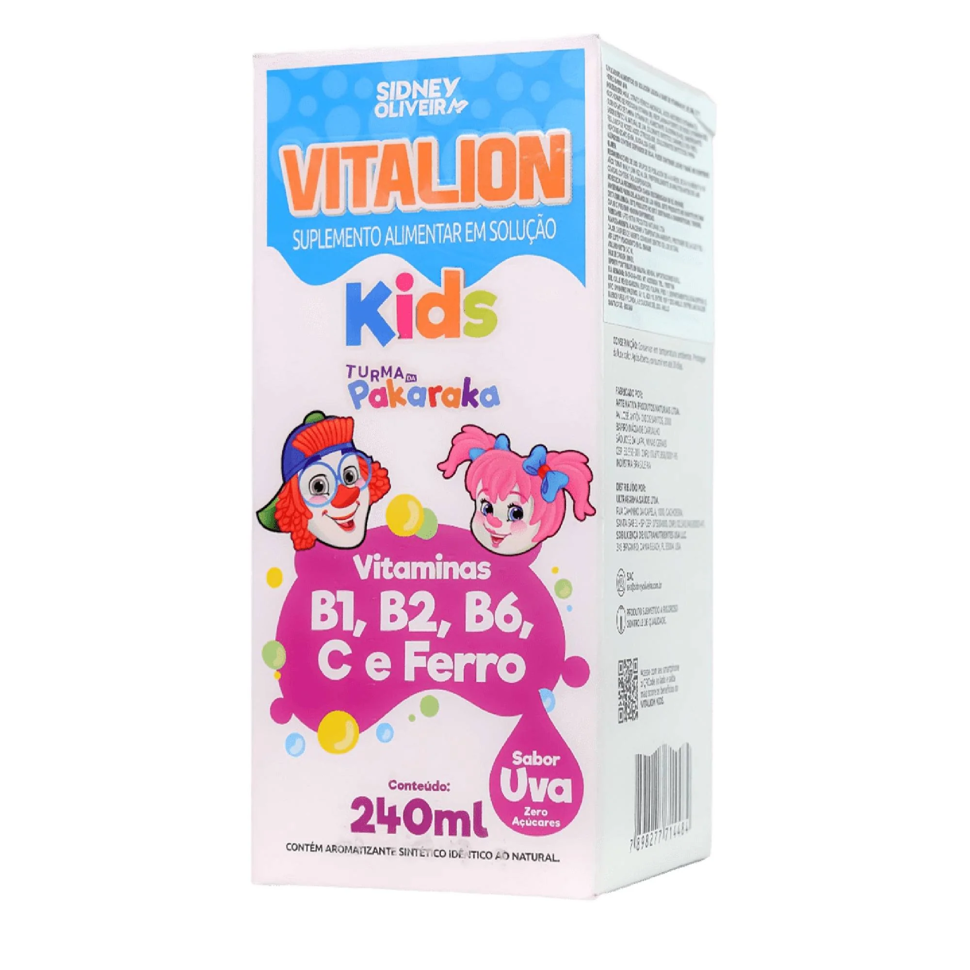 Suplemento Alimentario Vitalion Kids Sabor A Uva X 240Ml - Image 2