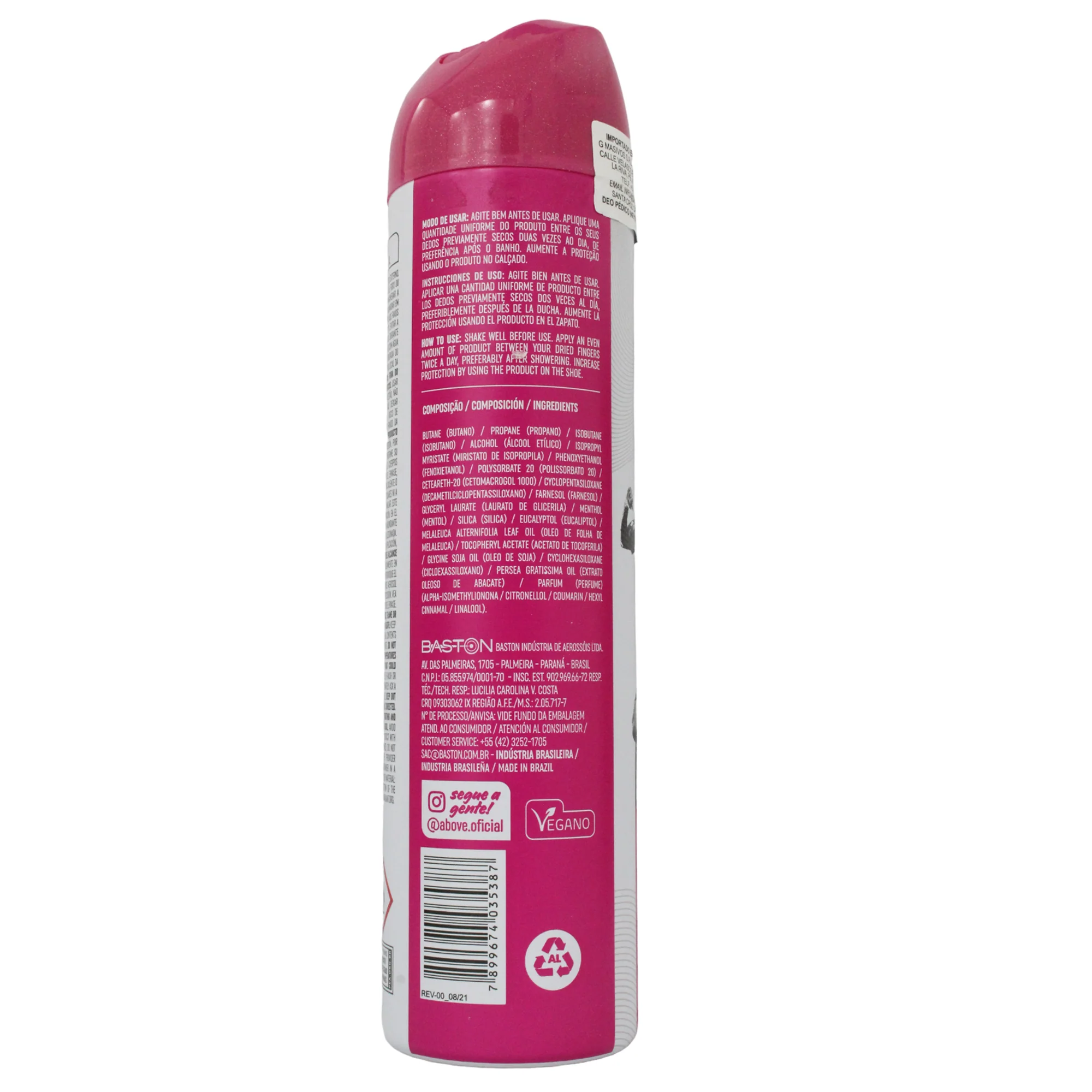 Above Desodorante Aerosol Para Pies Neymar Jr Women X 150Ml - Image 3