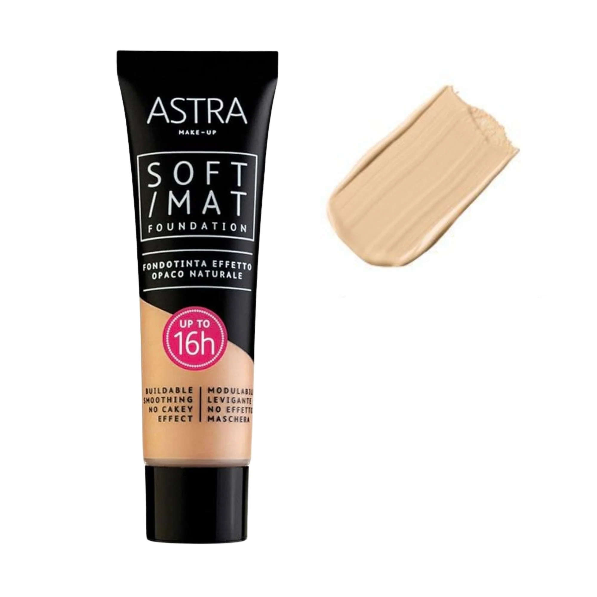 Base De Maquillaje Astra Soft Mat Foundation Nro. 03 Sand X 30Ml - Image 2