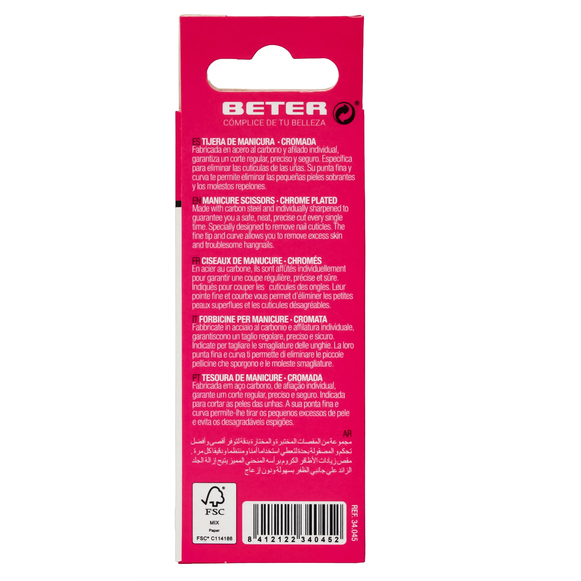Beter Tijera Curva Manicura Pieles - Image 3