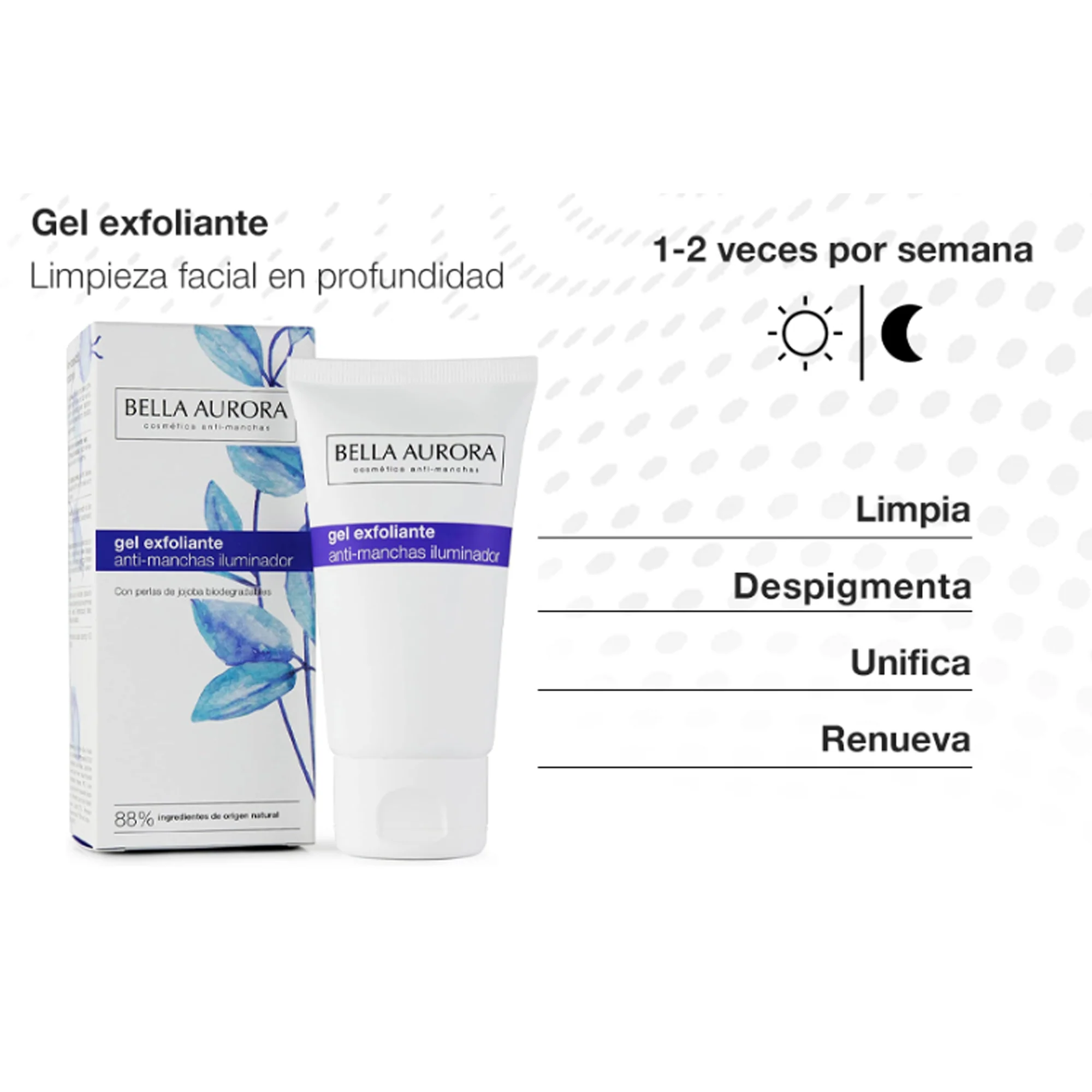 Gel Exfoliante Anti-Manchas Bella Aurora Ilumina X 75Ml - Image 3