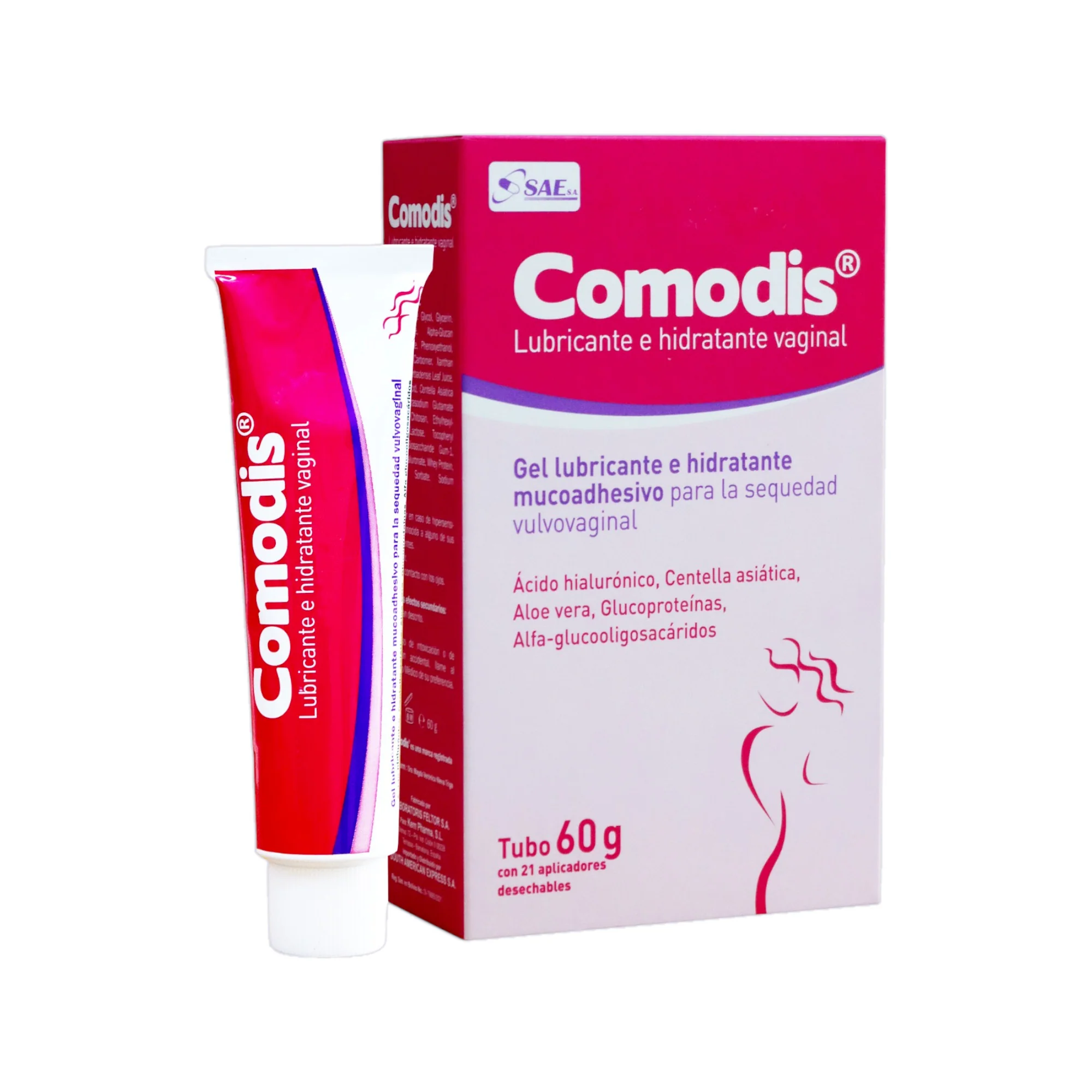 Comodis Gel Vaginal X 60Gr Lubricante E Hidratante - Image 2