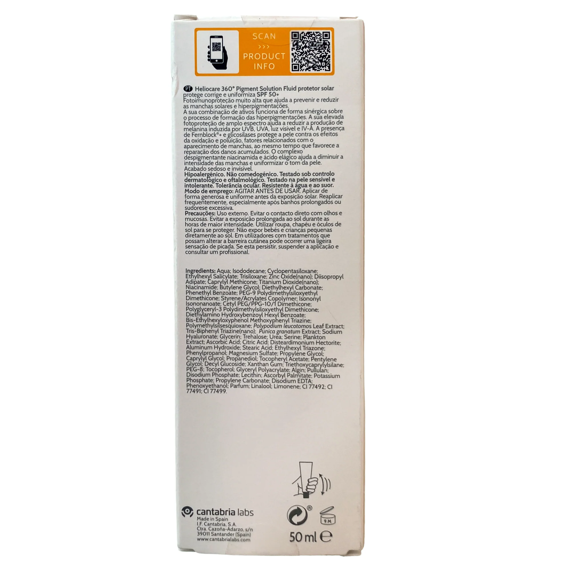 Heliocare 360 Protector Solar Spf50 Pigment Solution Fluid X 50Ml - Image 4