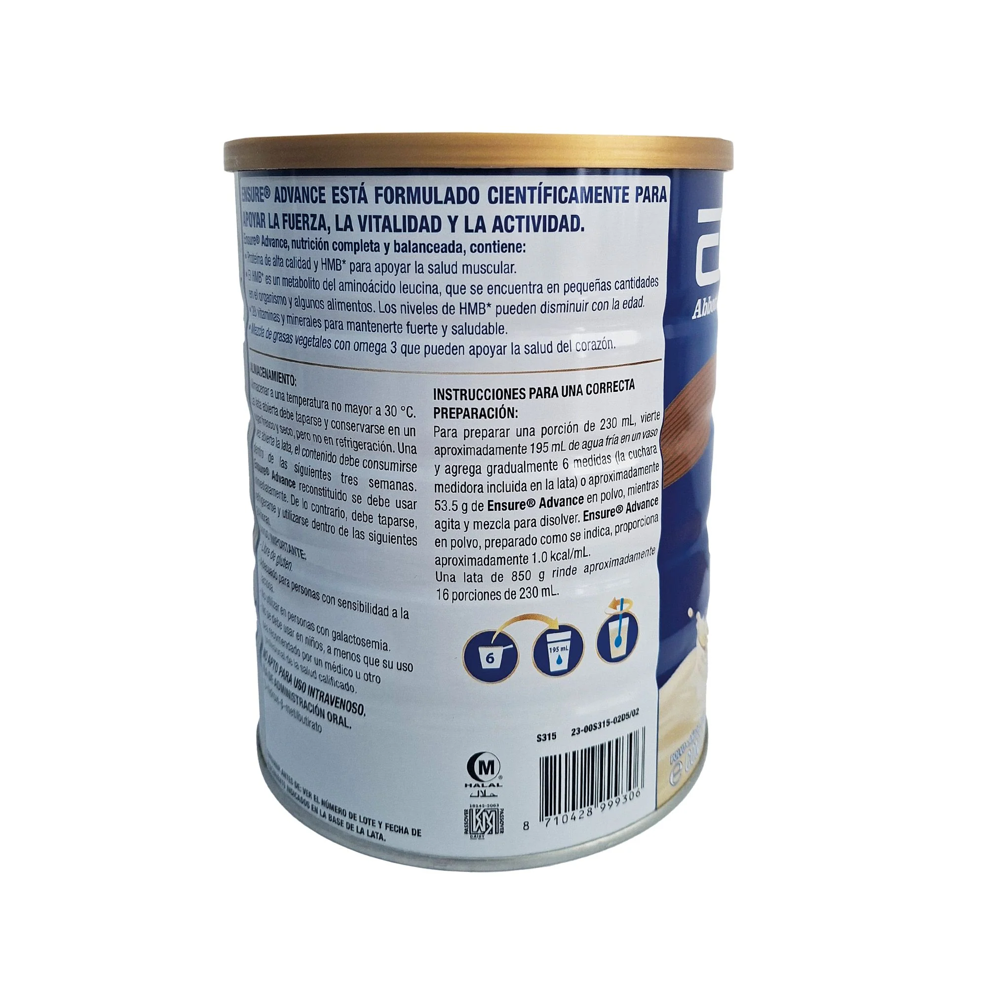 Ensure Advance Vainilla X 850G - Image 3