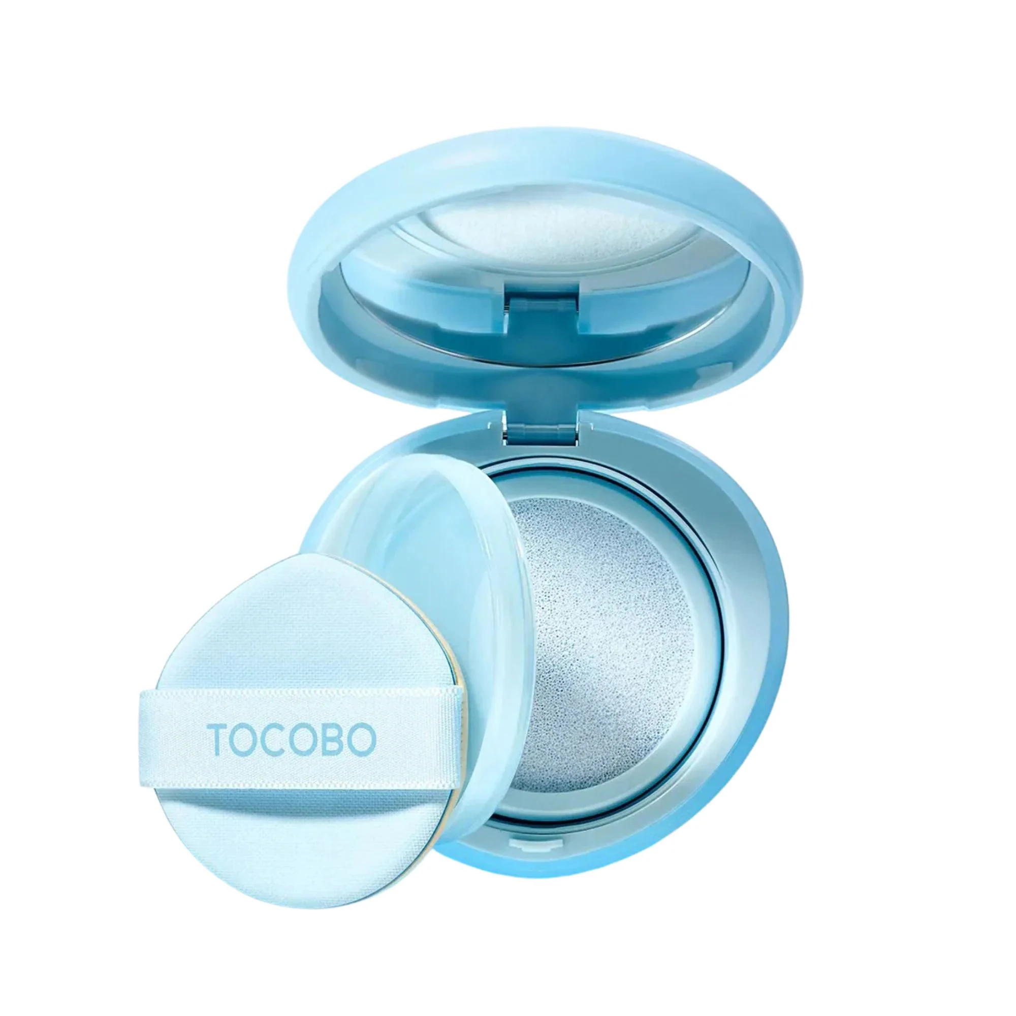 Protector Solar Tocobo Blur Finish Sun Cushion 01 Cotton Blue - Image 3