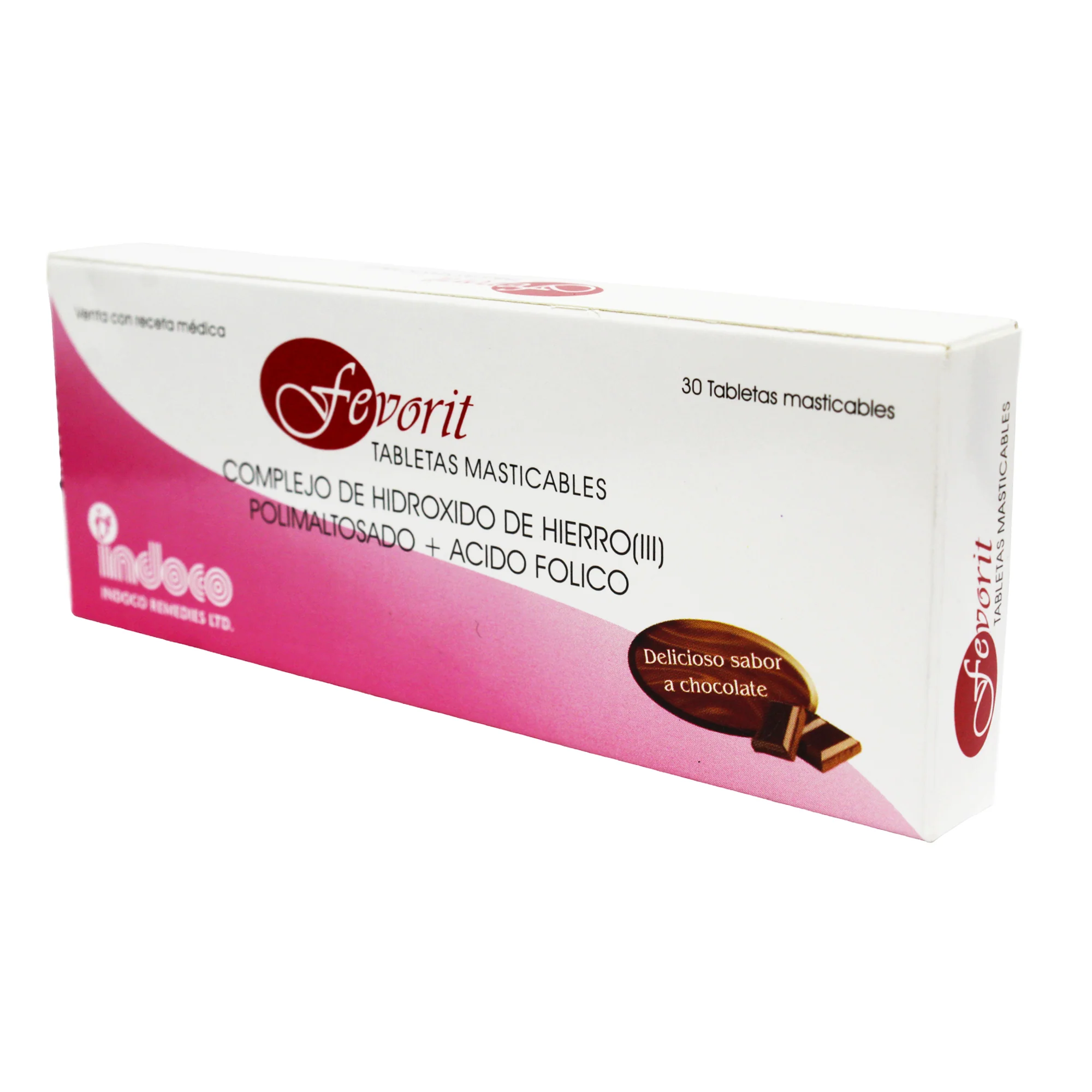 Fevorit Hierro Elemental 100Mg Y Acido Folico 350Mcg X Tableta - Image 2