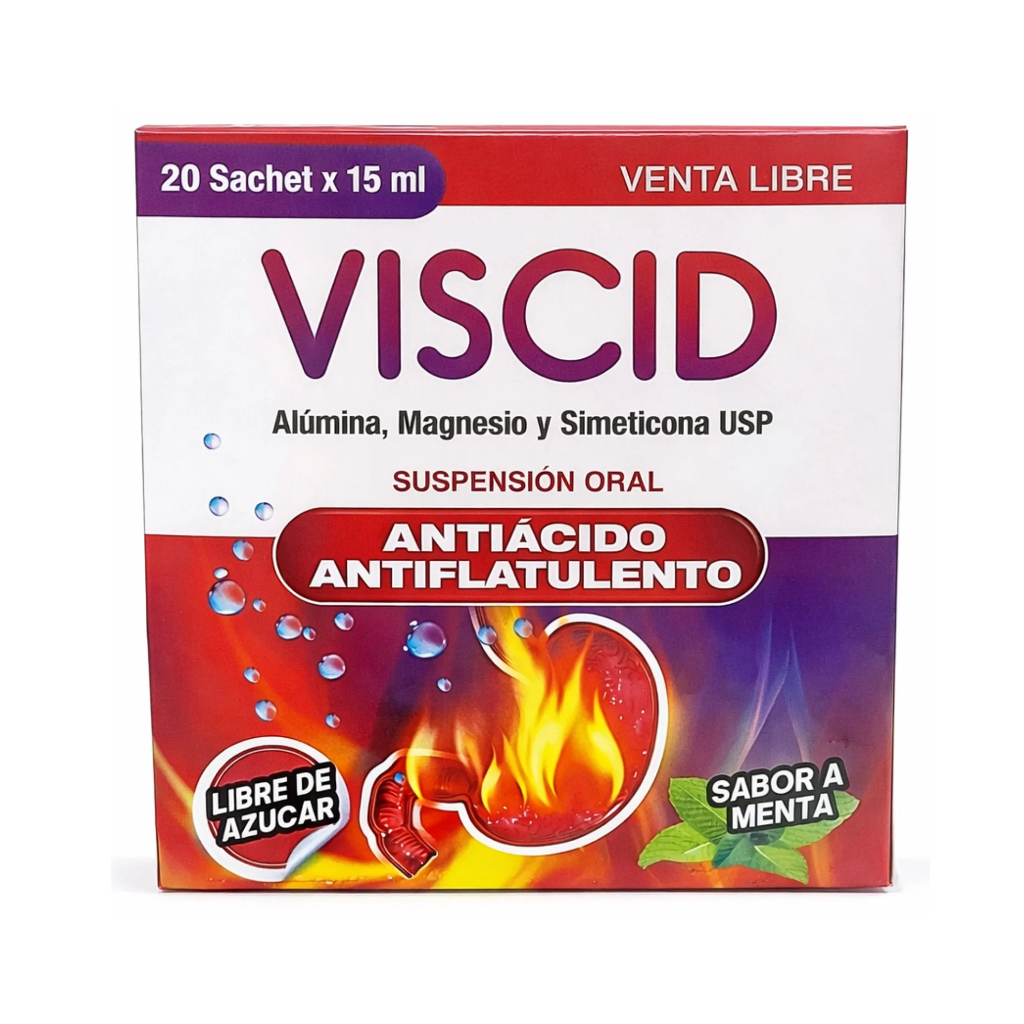 Viscid Suspensión Sabor Menta X Sobre - Image 2