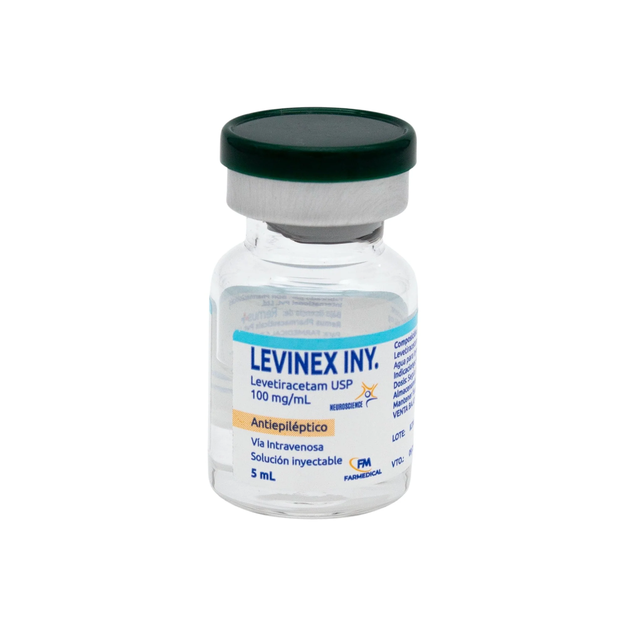 Levinex Levetiracetam 100Mg/Ml Intravenosa X Ampolla /5Ml - Image 2