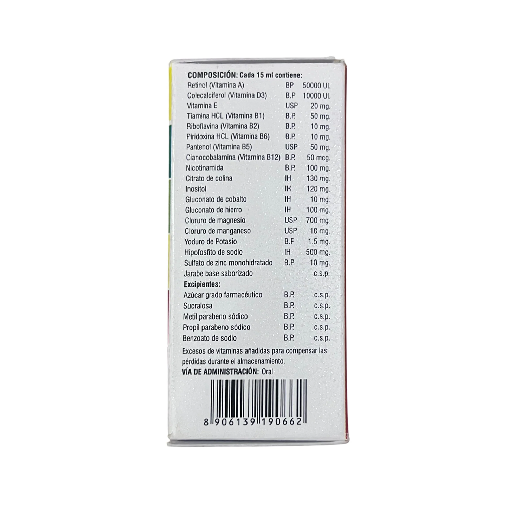 Multivitamínico Vital-Mina Kids Gotas Vitaminas/Minerales X 15Ml - Image 5