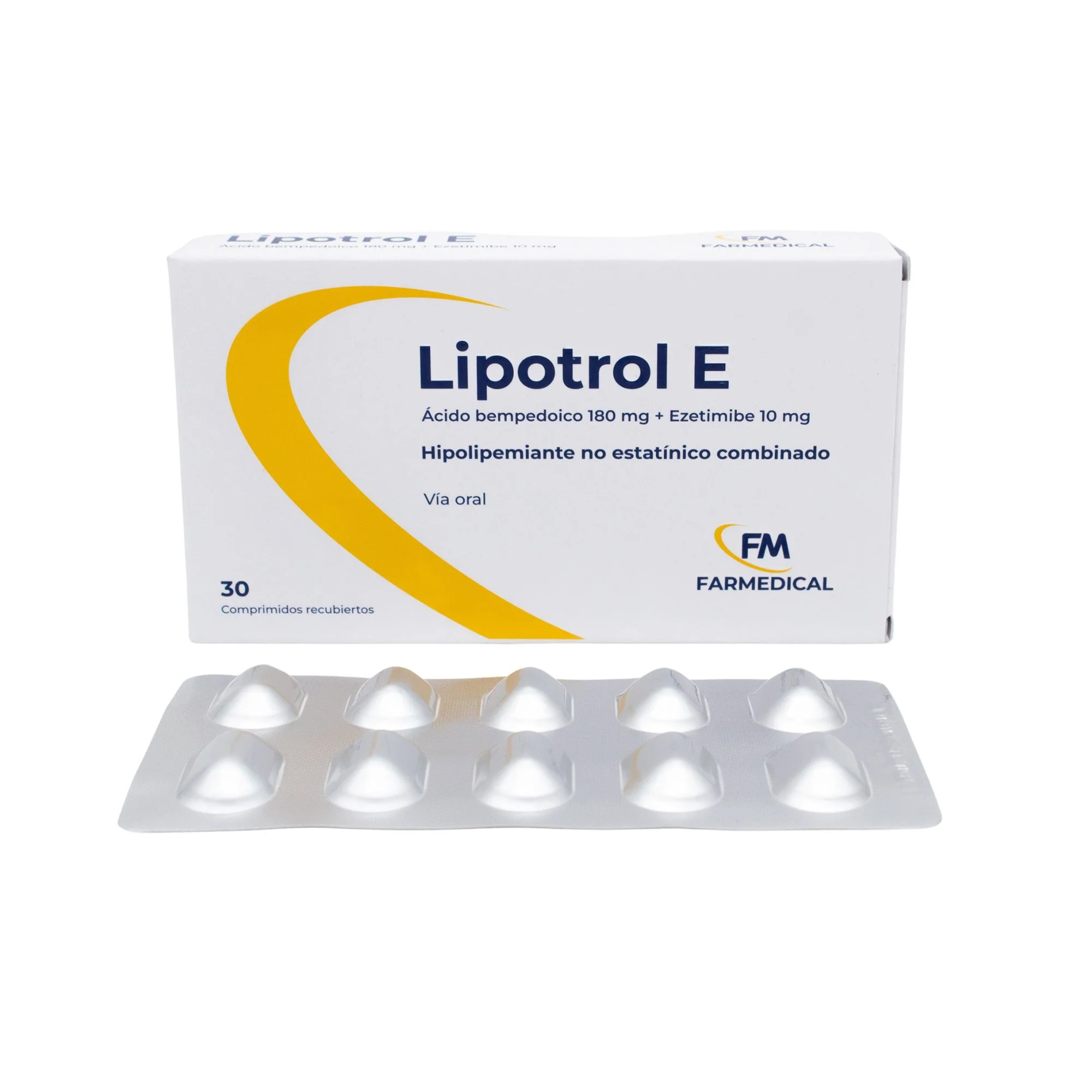 Lipotrol E Ácido Bempedoico/Ezetimibe X Comprimido