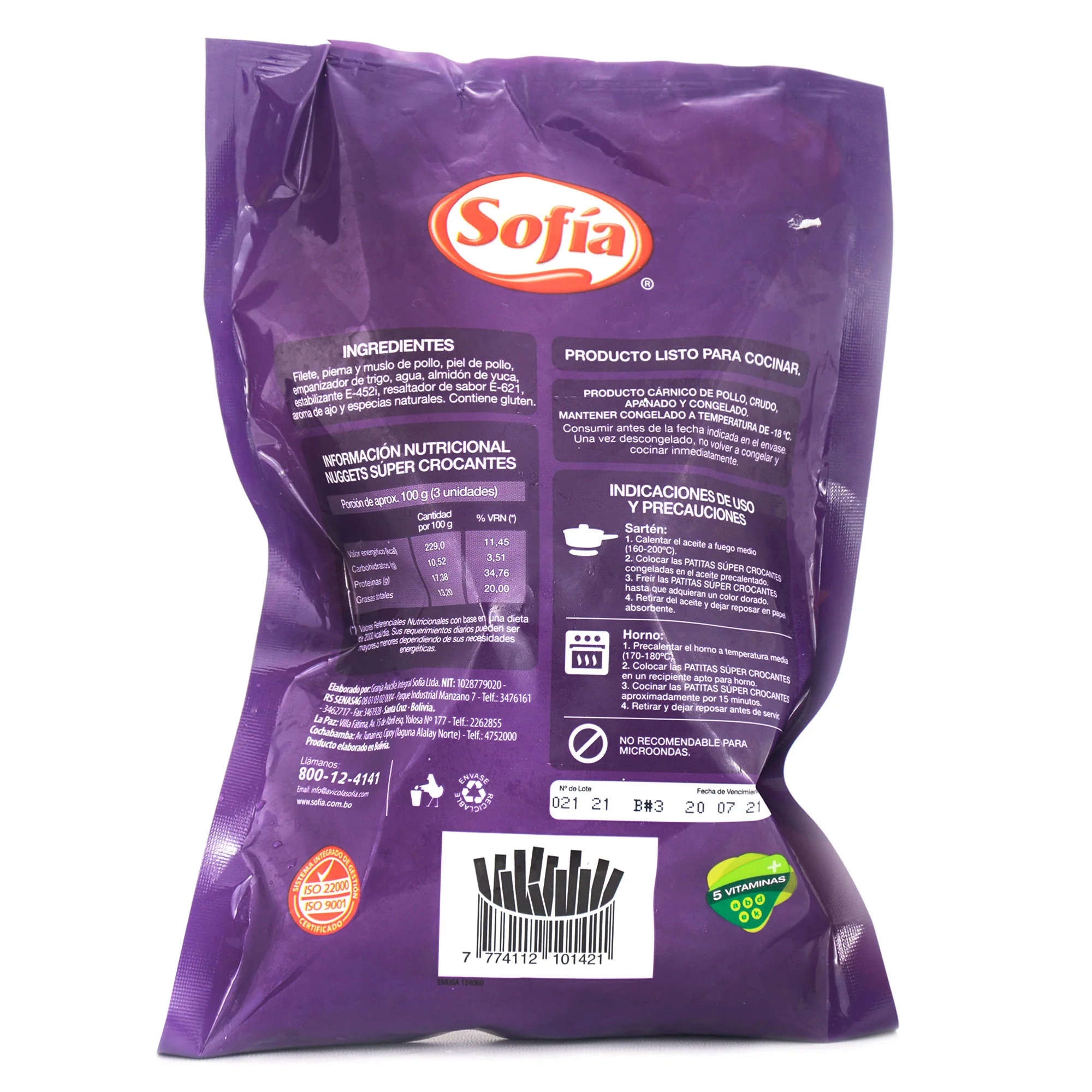 Nuggets Pati Super Croc Sofia Pollo X 350G - Image 2