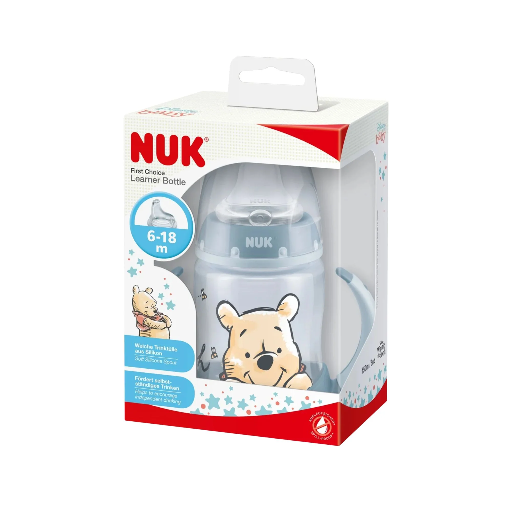 Vaso De Aprendizaje Nuk Winnie The Pooh 6-18M Celeste
